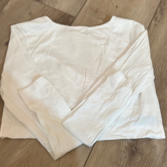 lululemon athletica Cream Long Sleeve Top - Picture 3 of 3